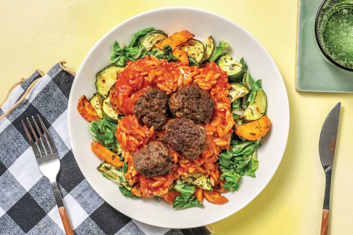 Easy Baked Italian Beef Meatballs