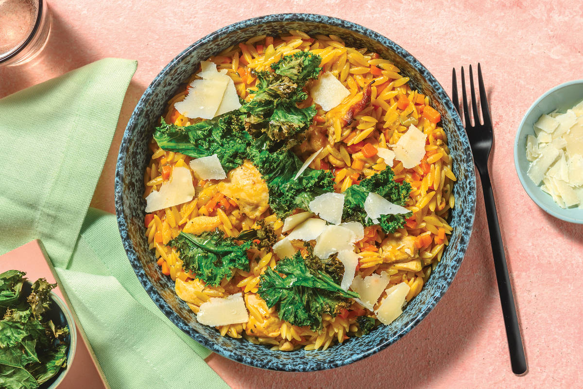 Easy Baked Italian Chicken Risoni