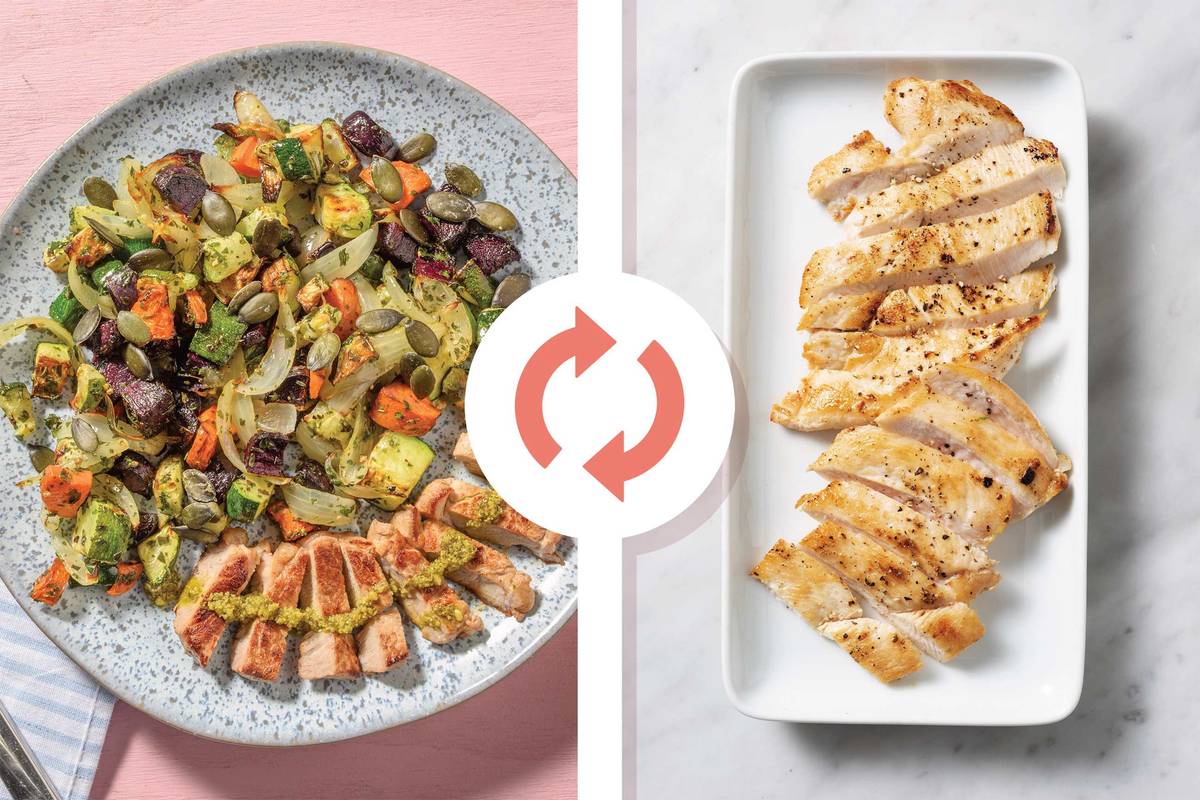 Easy Basil Pesto Chicken