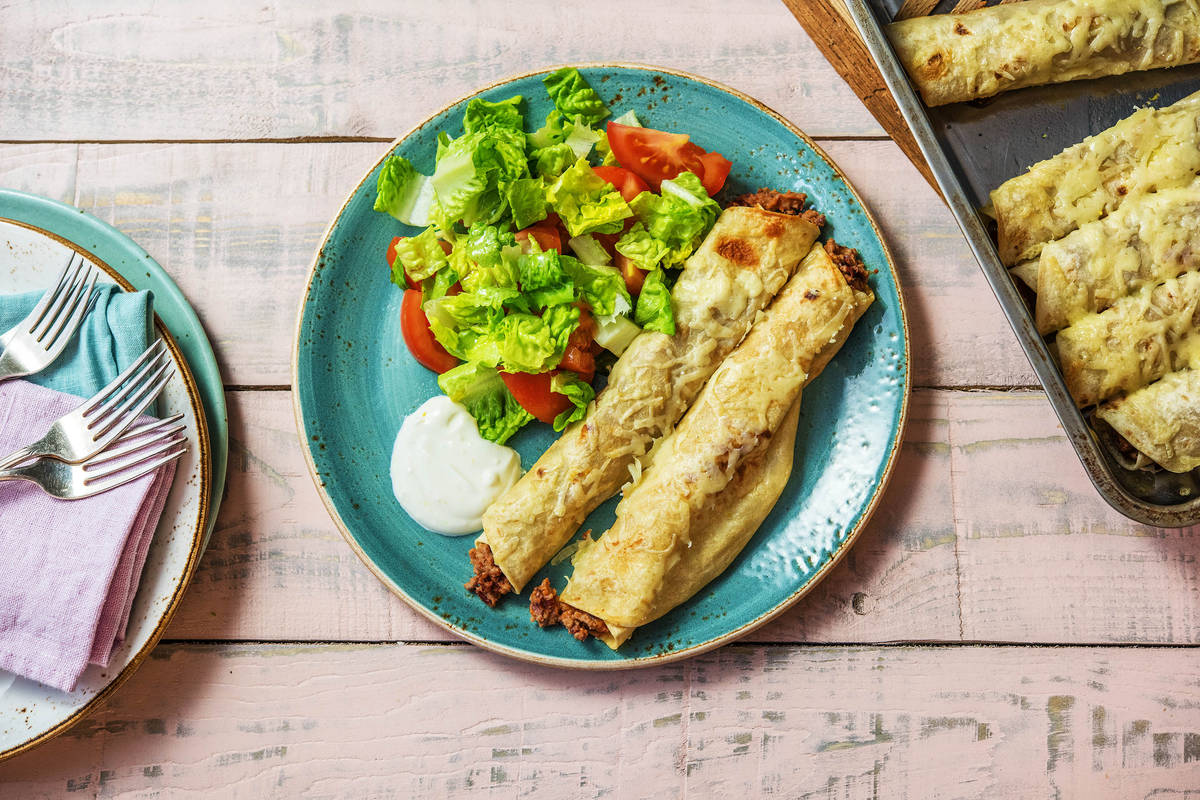 Easy Beef Enchiladas