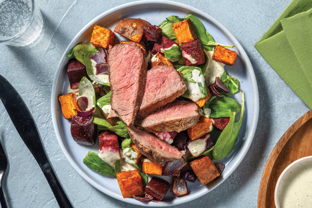 Easy Beef Rump & Garlic Butter