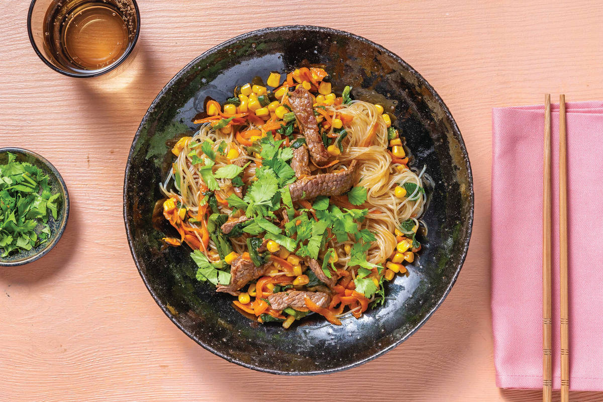 Easy Ginger & Lemongrass Beef
