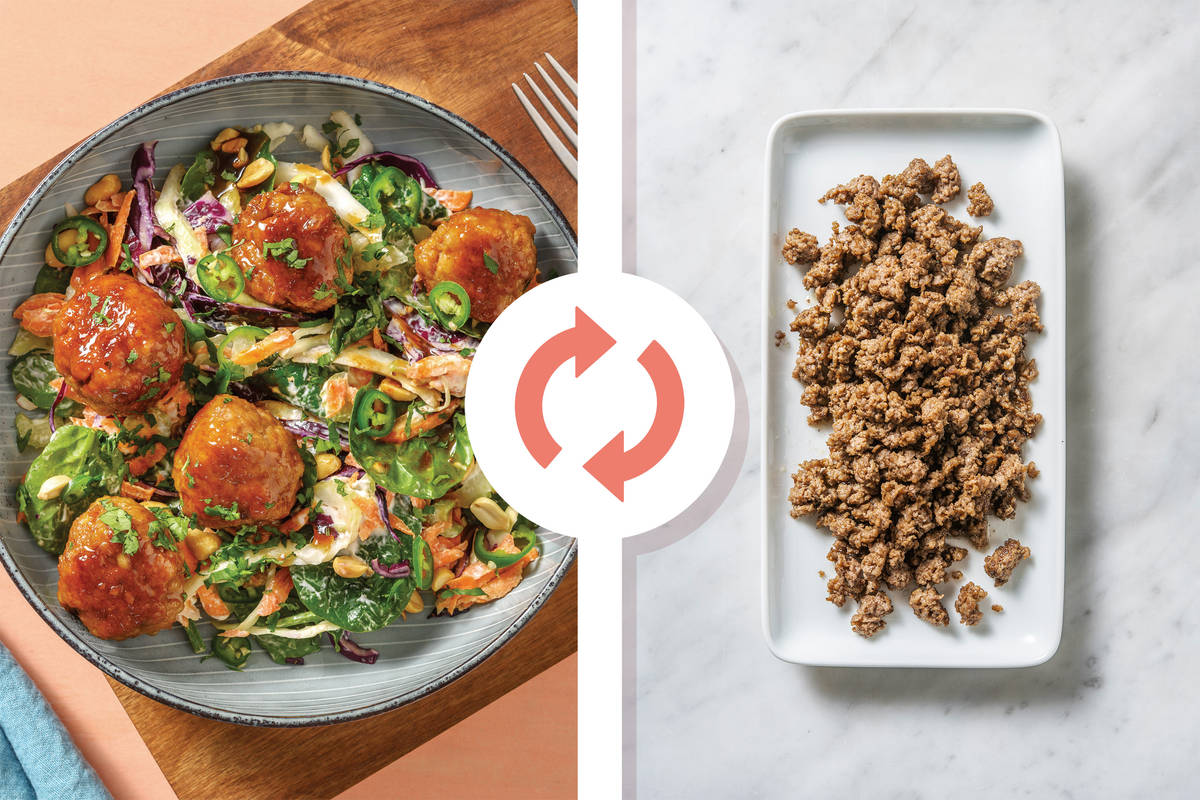 Easy Honey, Soy & Ginger Beef Meatballs