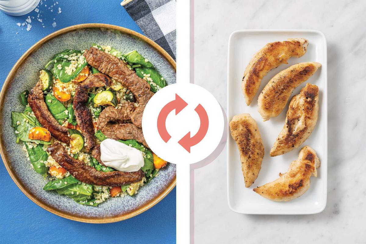 Middle Eastern Chicken & Bulgur Bowl