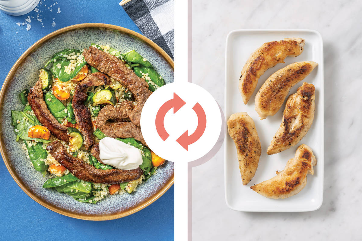 Middle Eastern Chicken & Bulgur Bowl