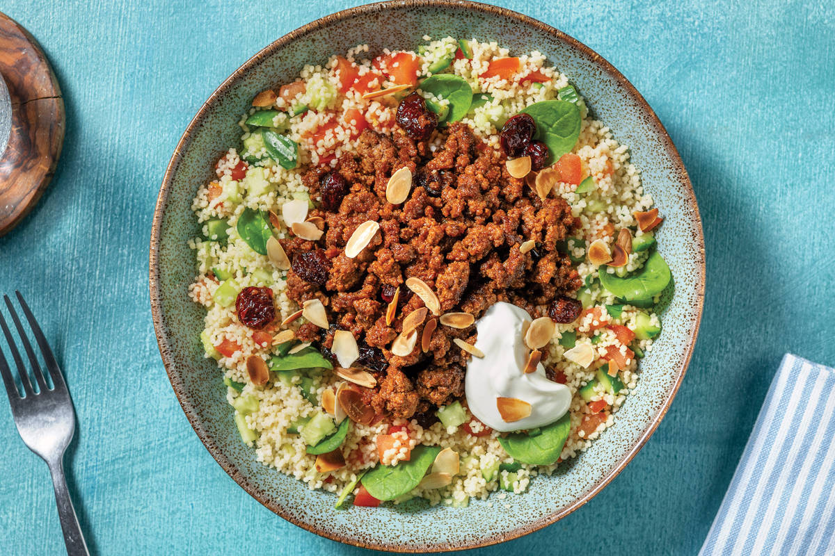 Easy Harissa Lamb & Couscous