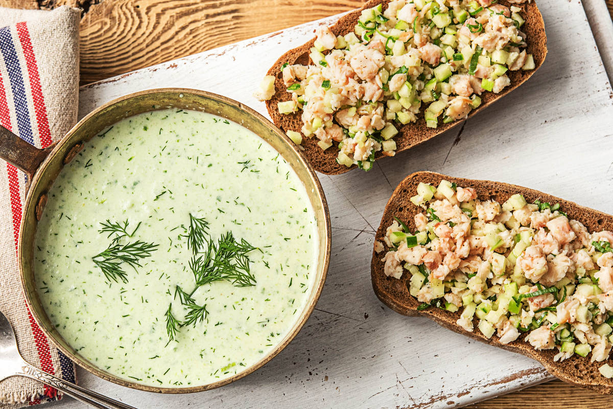 Crostini mit Forellentatar,