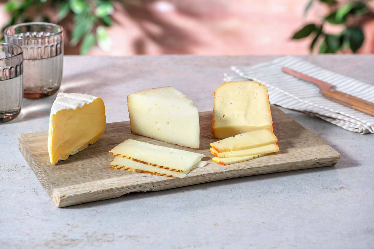 European cheese platter