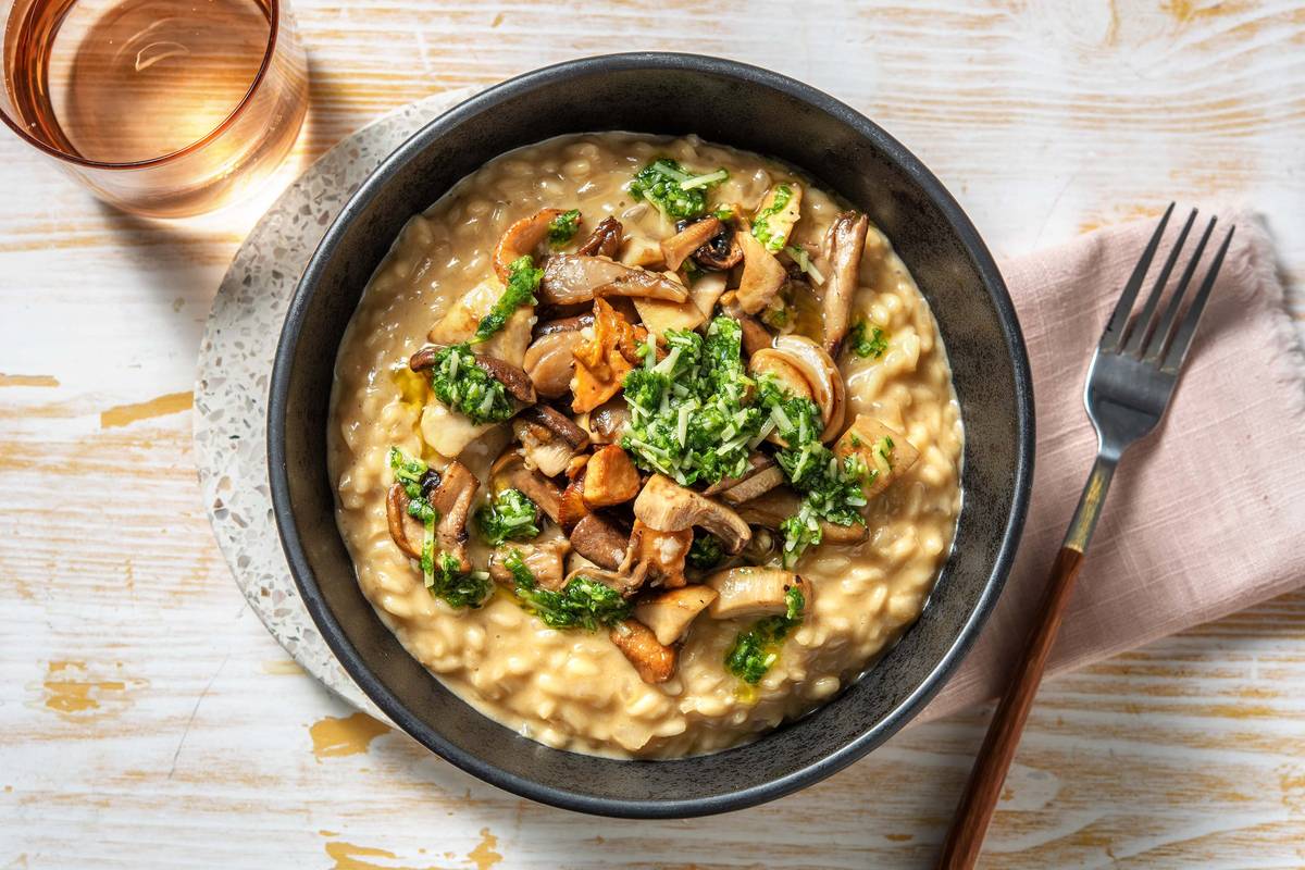 Exotic Mushroom Risotto