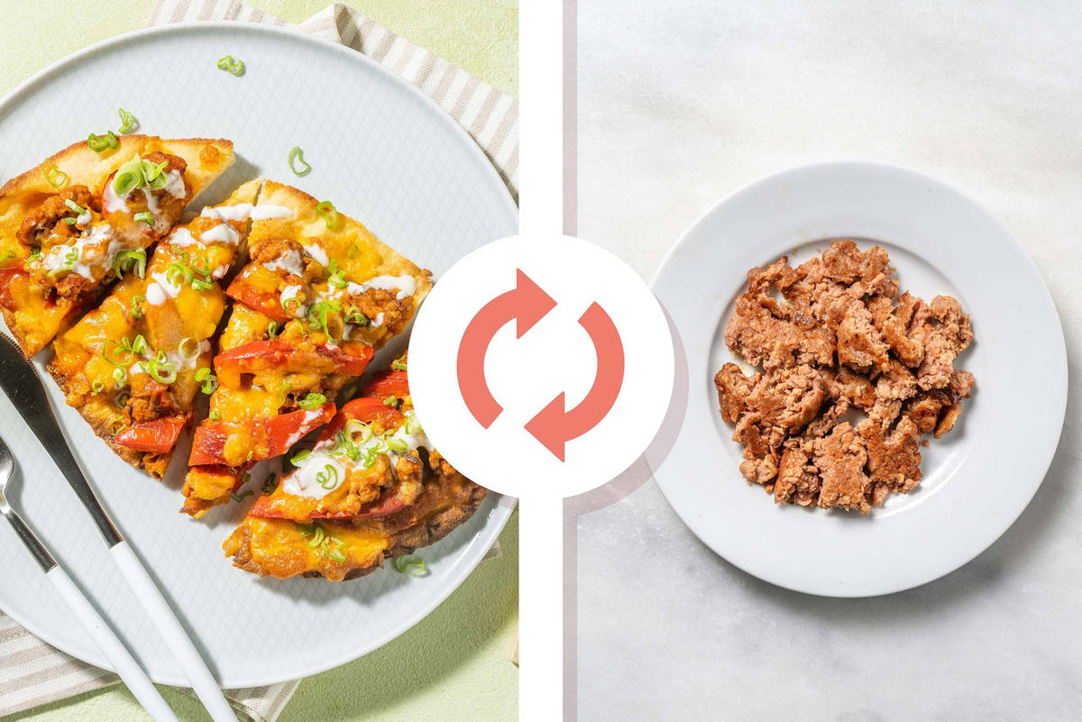 Fajita-Inspired Beyond Meat® Flatbreads