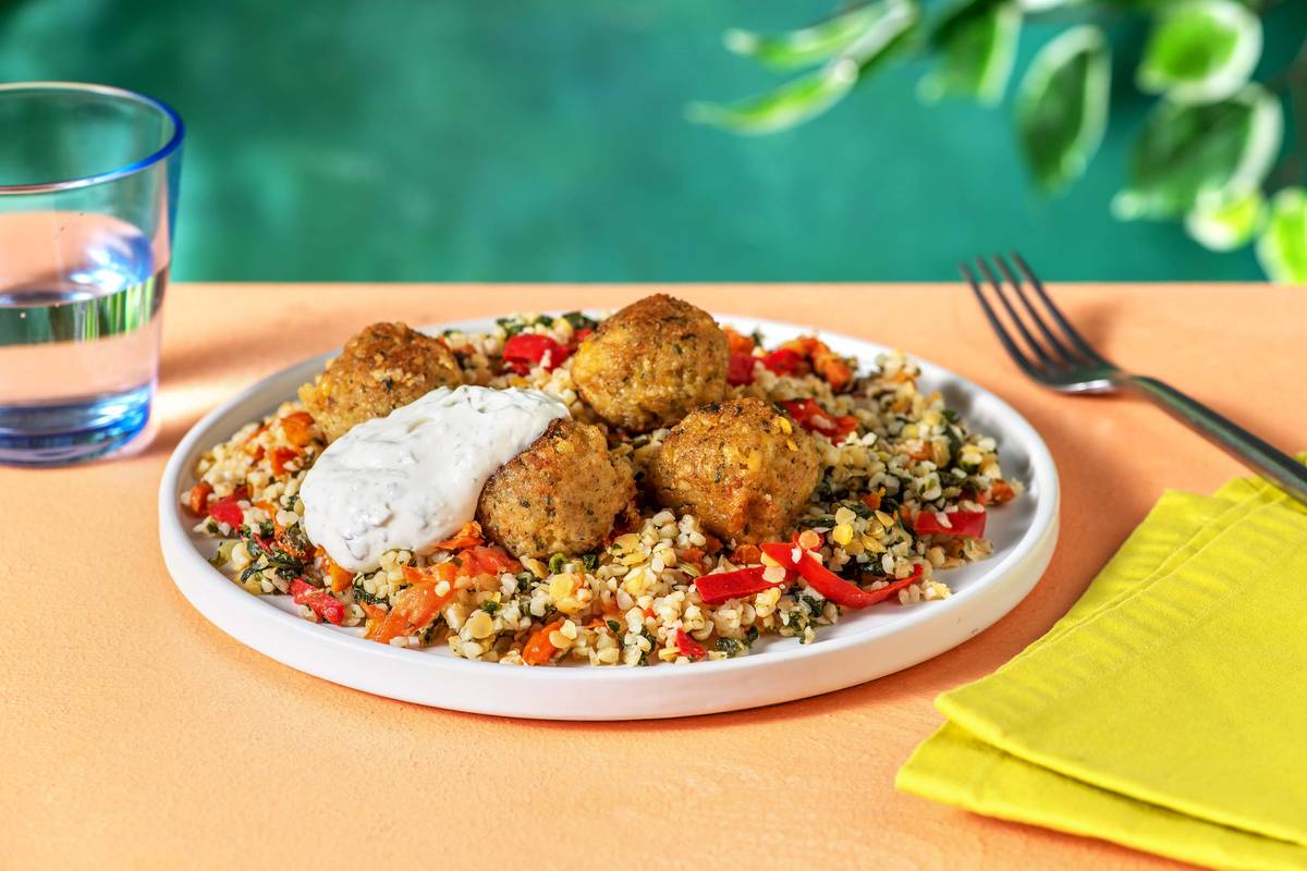Bowl falafel et boulgour