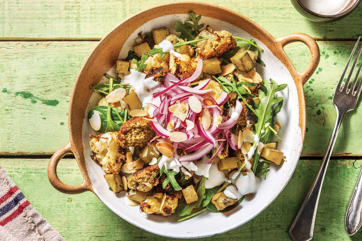 Falafel & Middle Eastern Roast Veggies