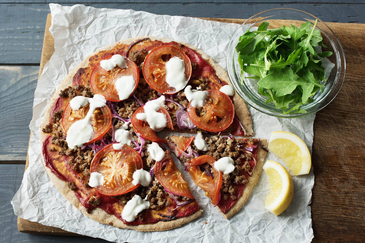 Family Moroccan Lamb Pizzas