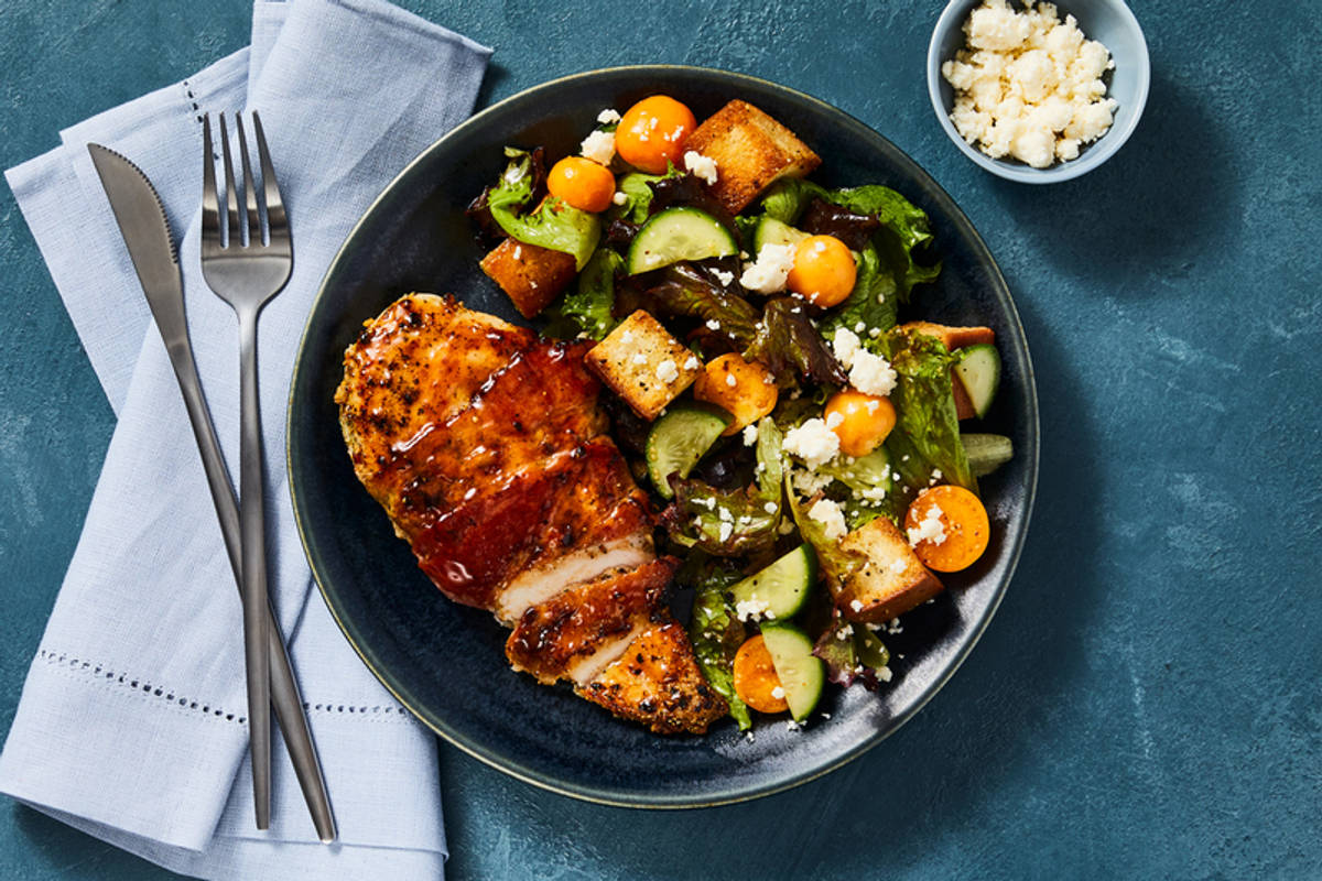 Apricot-Glazed Bacon-Wrapped Chicken