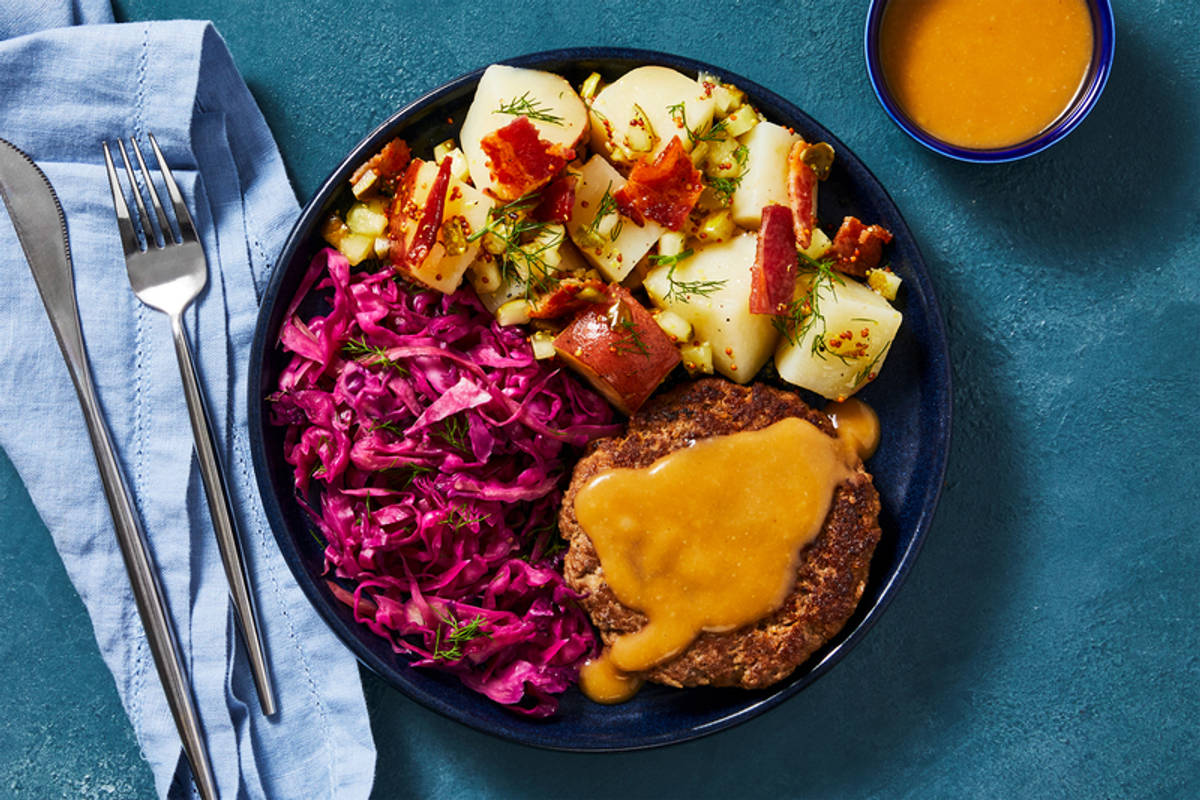 German-Inspired Beef Patties