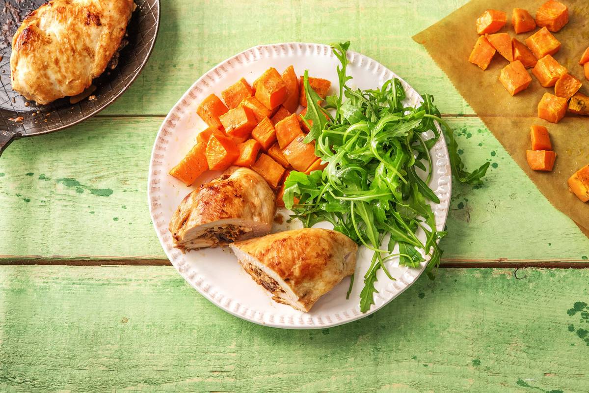 Fetta & Sundried Tomato Stuffed Chicken