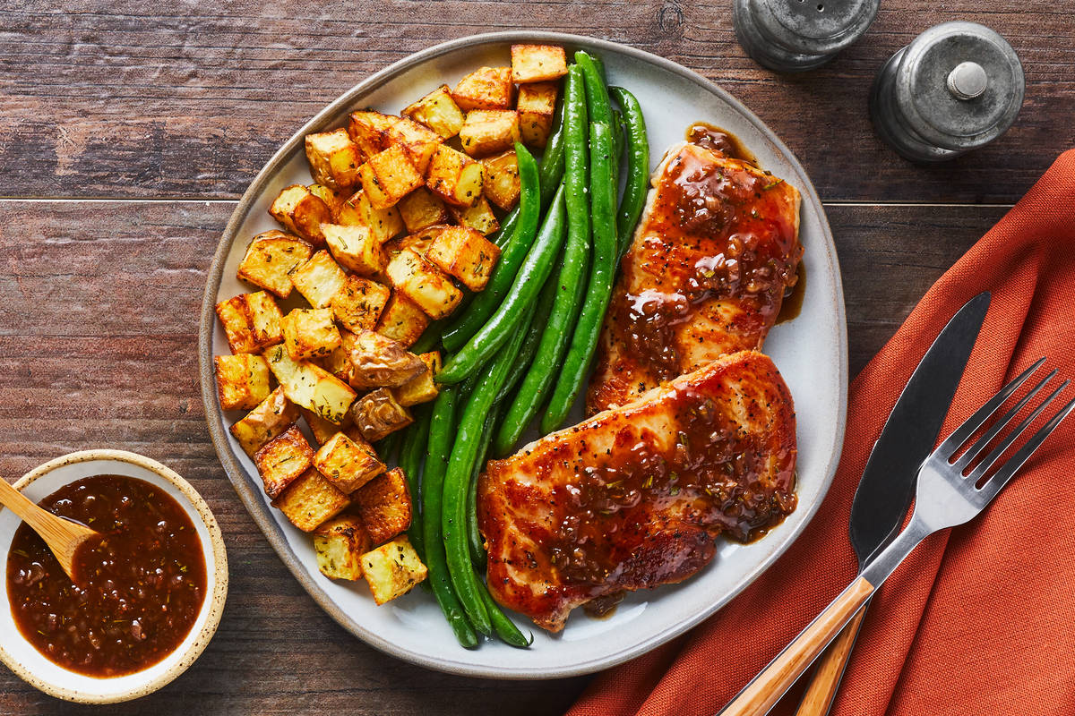 Figgy Balsamic Pork Cutlets