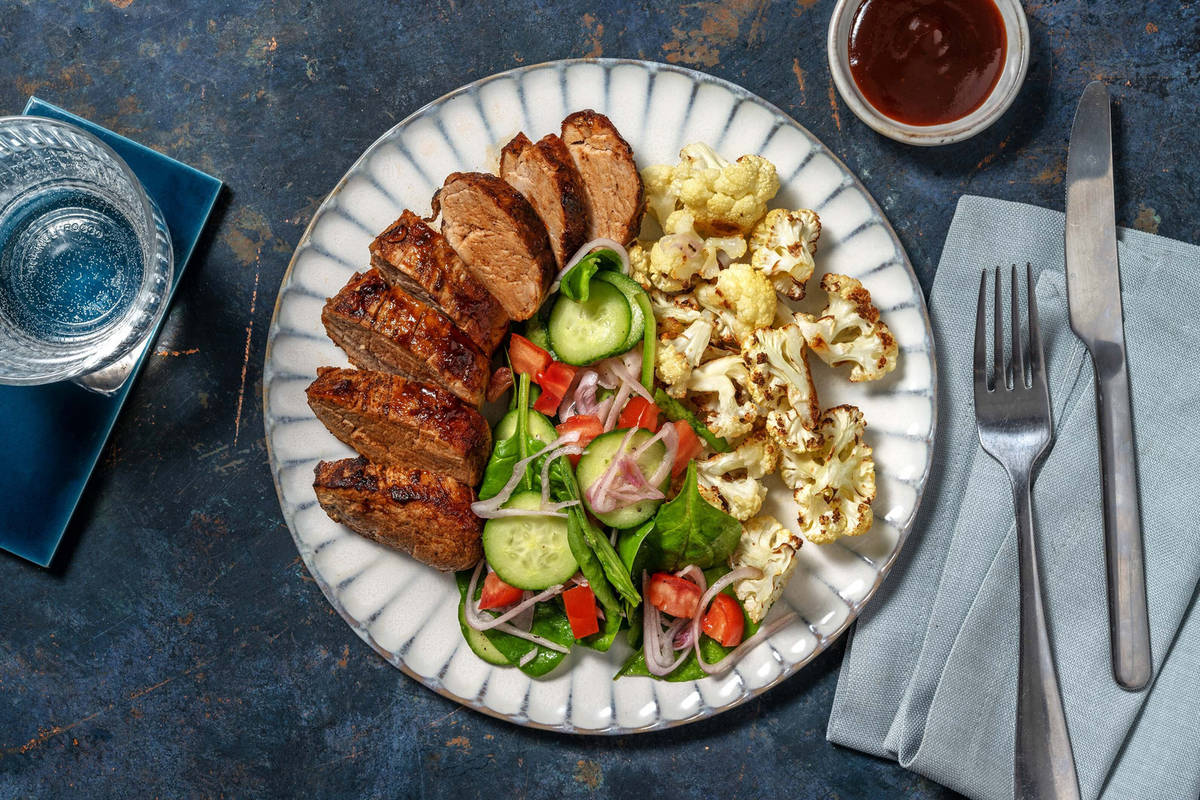 Carb Smart BBQ-Rubbed Pork Tenderloin