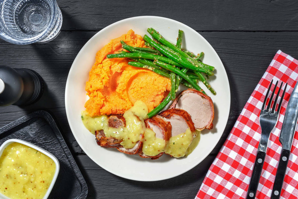 Bacon-Wrapped Pork Tenderloin