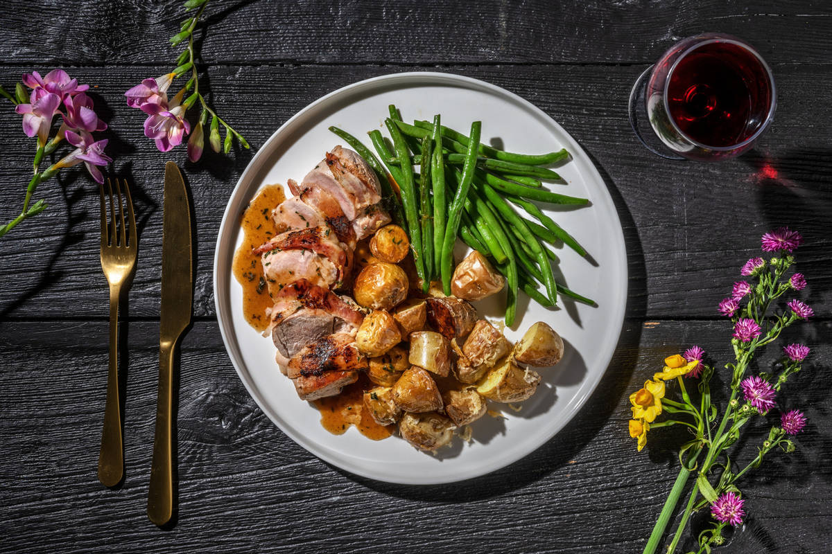 Filet de porc enrobé de bacon