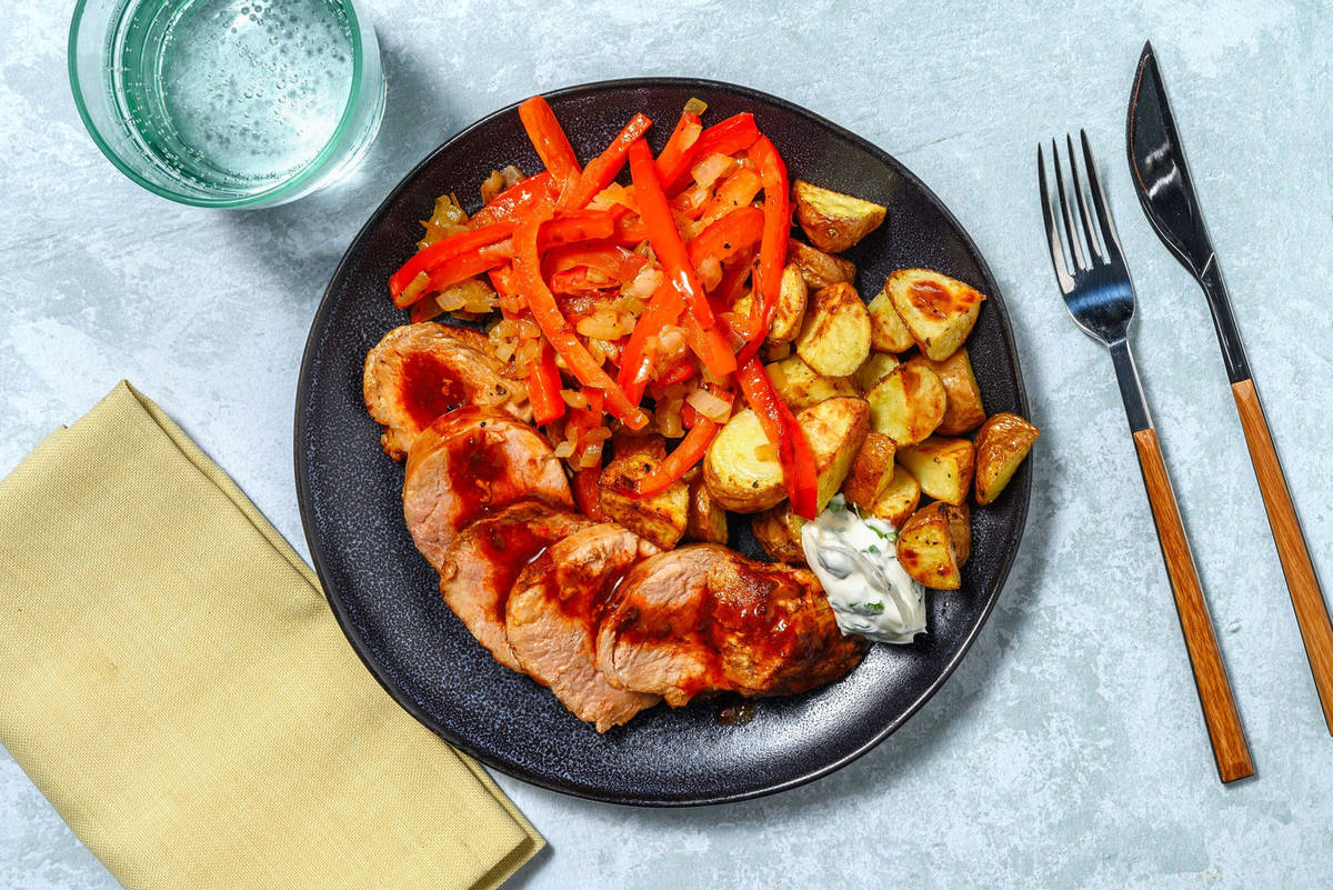 Filet de porc inspiré du Sud-Ouest