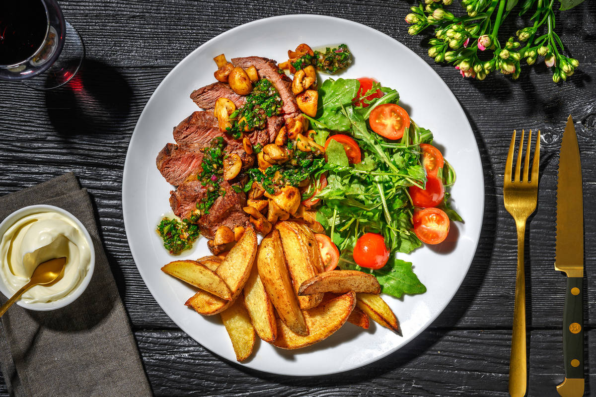 Klassieke filet mignon met chimichurri