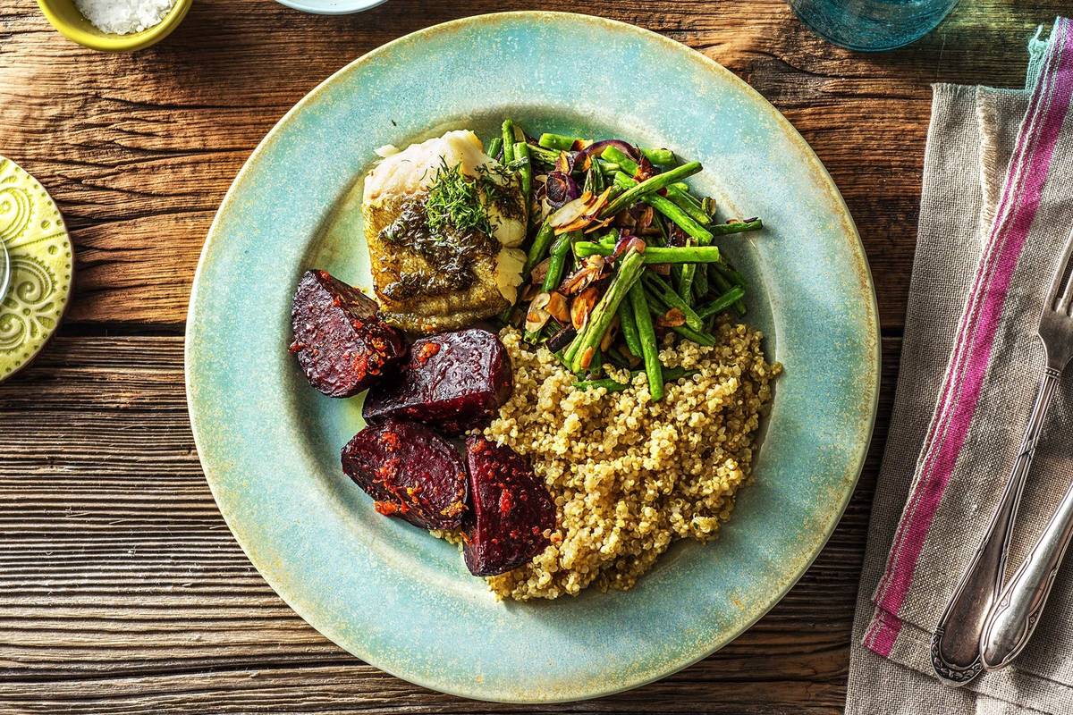 Poisson en sauce génoise à l’orange