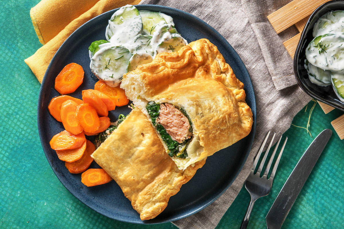 Flakey Salmon Wellington