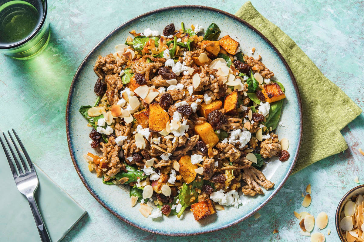 North African Spiced Pork Freekeh