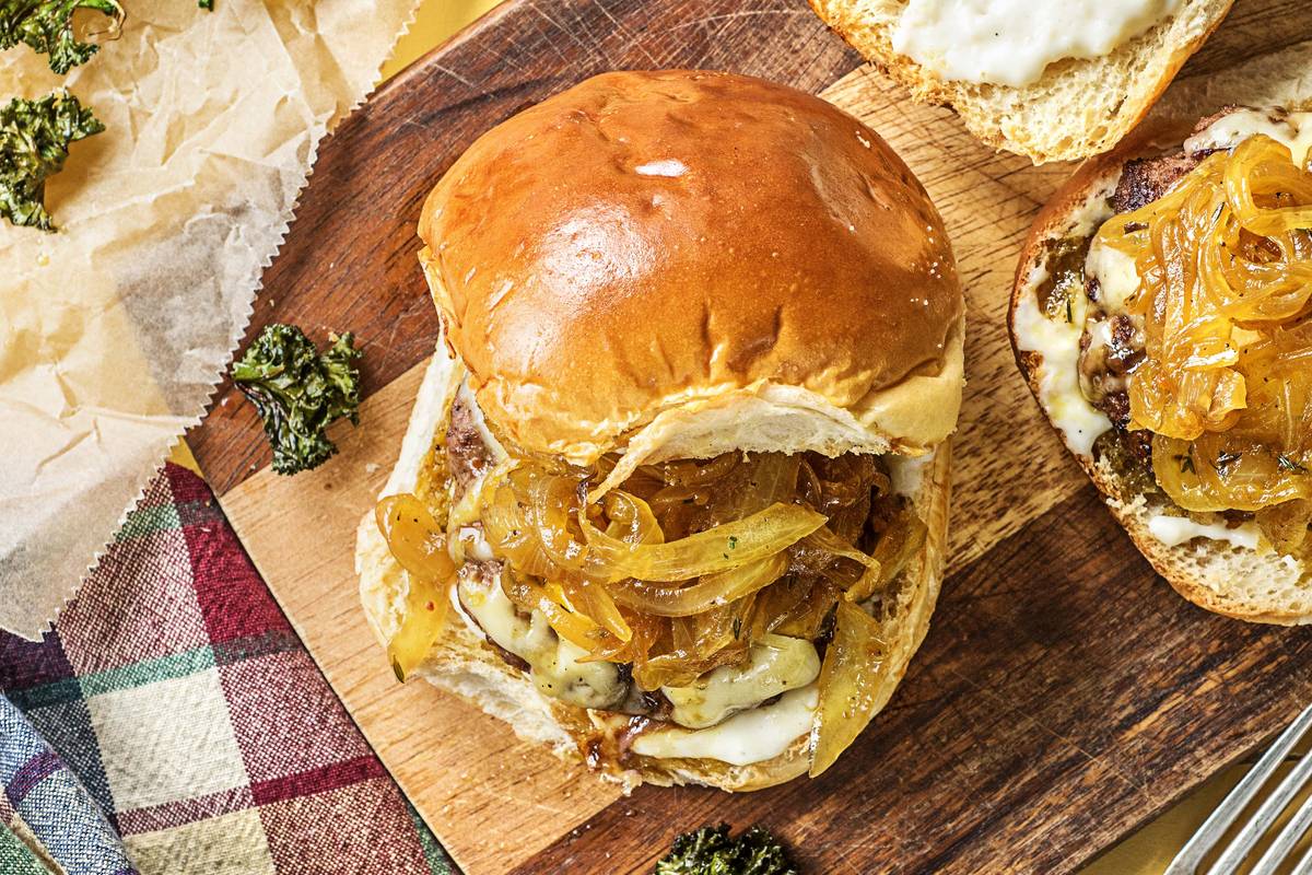 French Onion Burgers