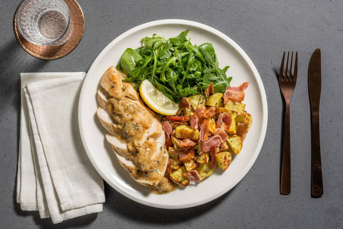 Skillet Chicken Fricassée