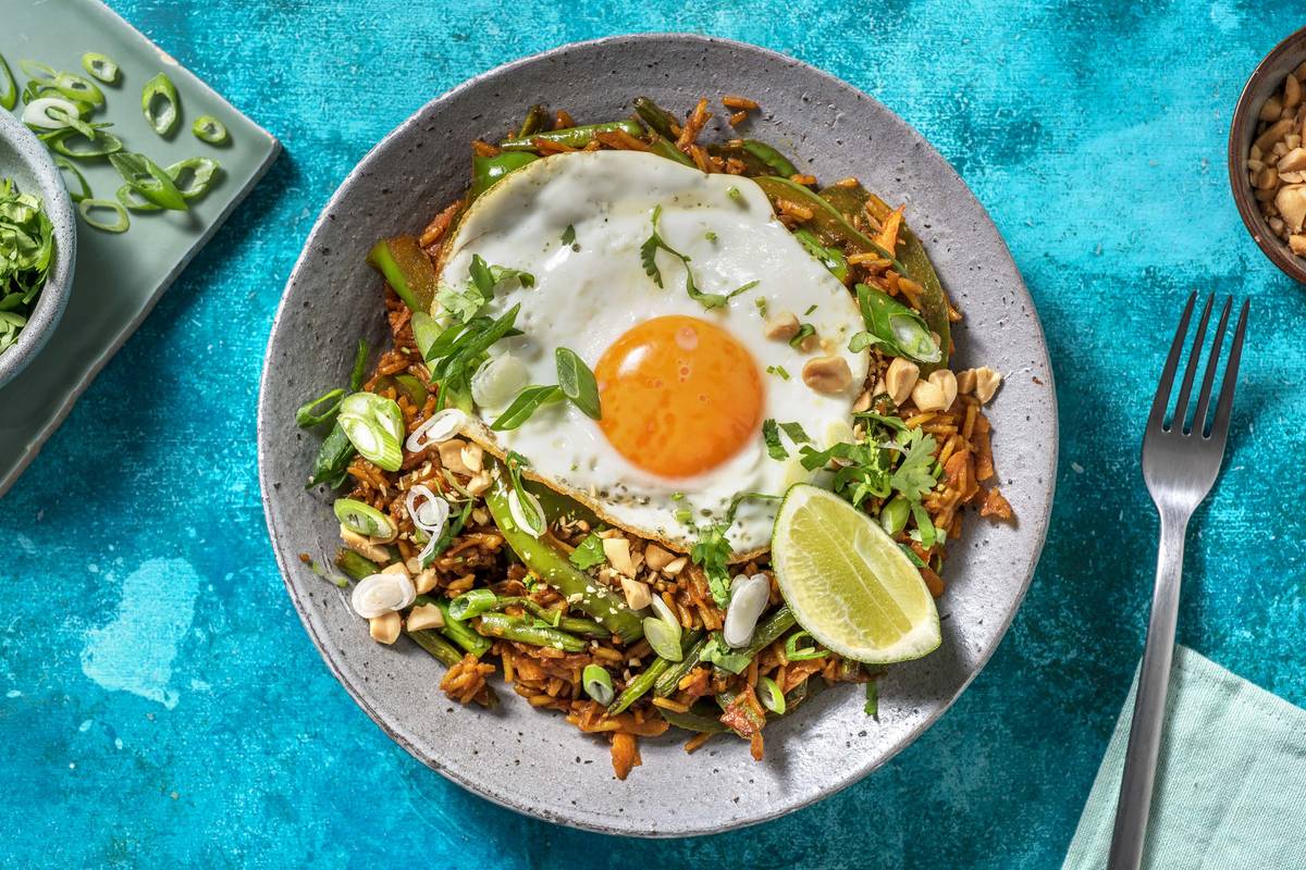 Fried Egg and Spicy Rice