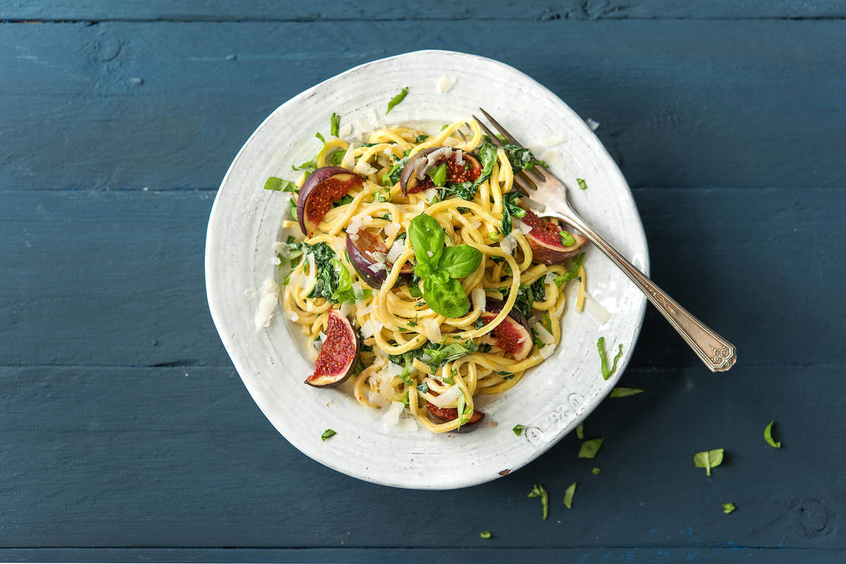 Frische Pasta mit Feigen