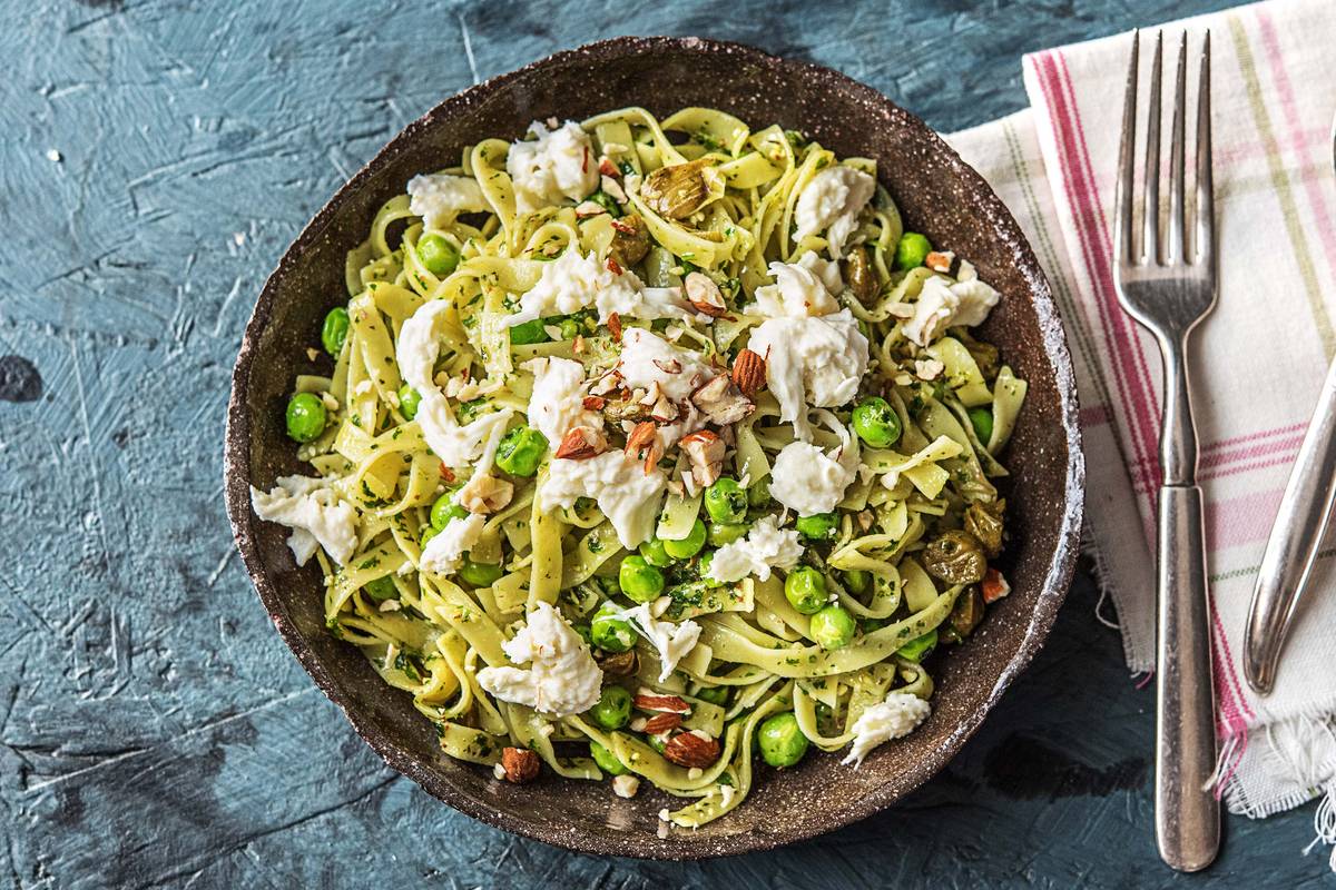 Frische Tagliatelle