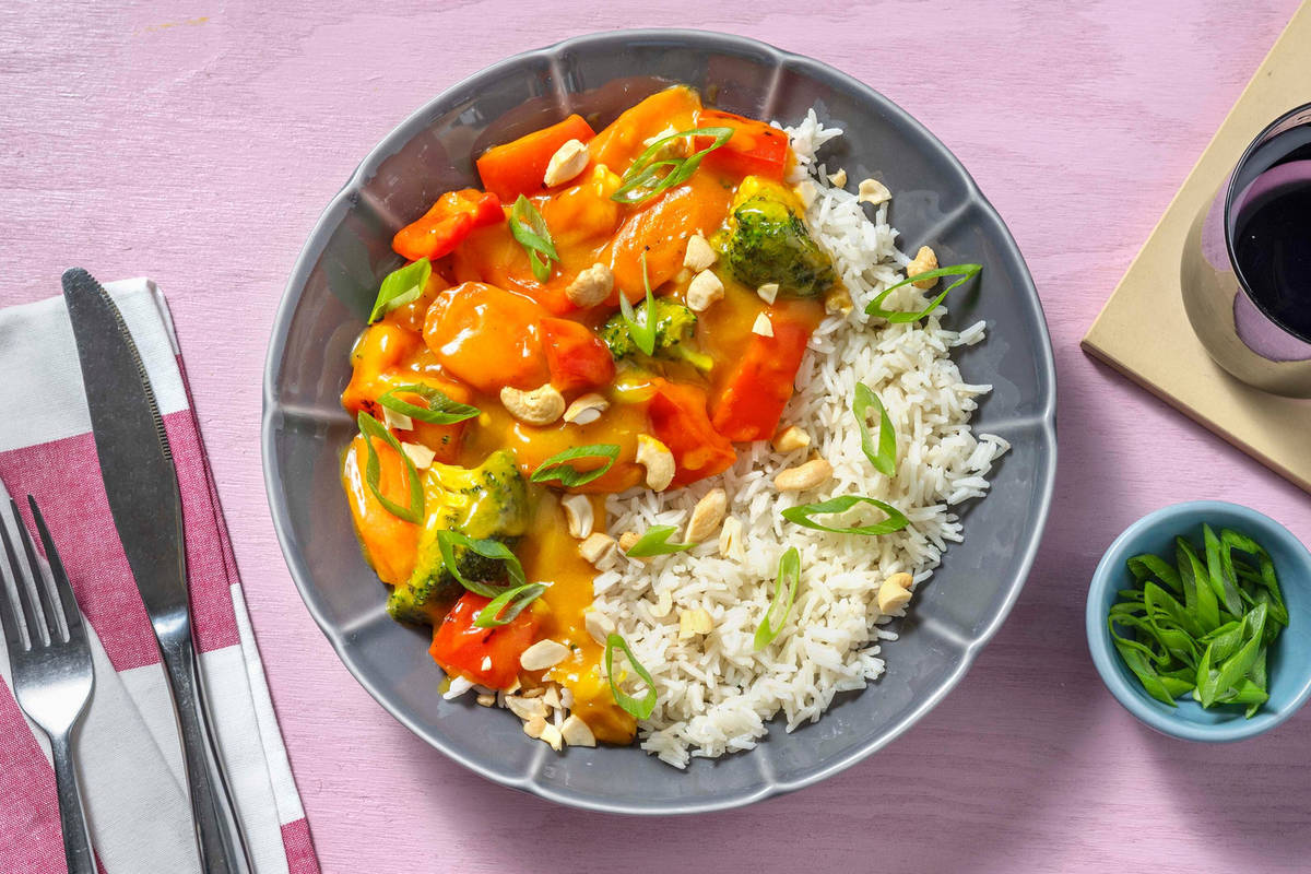 Fruchtiges Curry mit Mangosauce