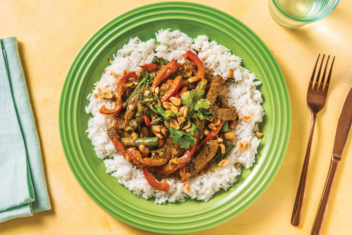 Bengal Beef Curry with Rice & Veggies