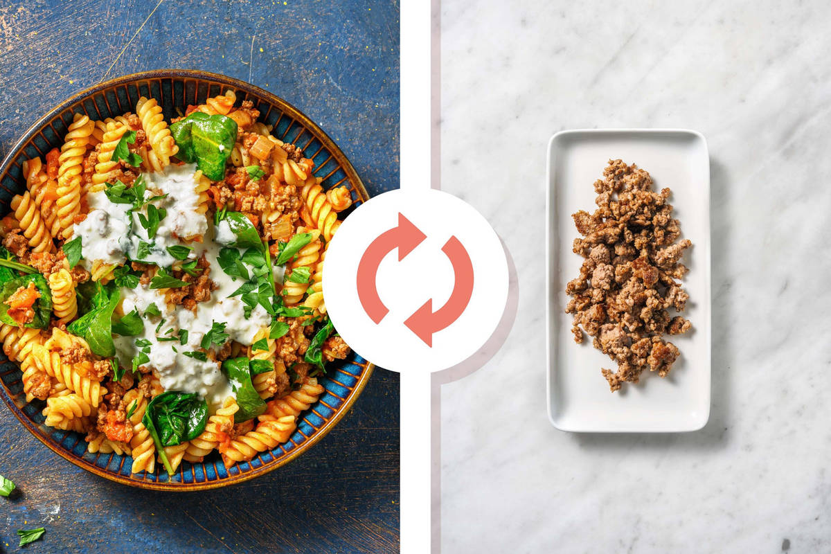 Stovetop Pastitsio-Inspired Turkey Fusilli