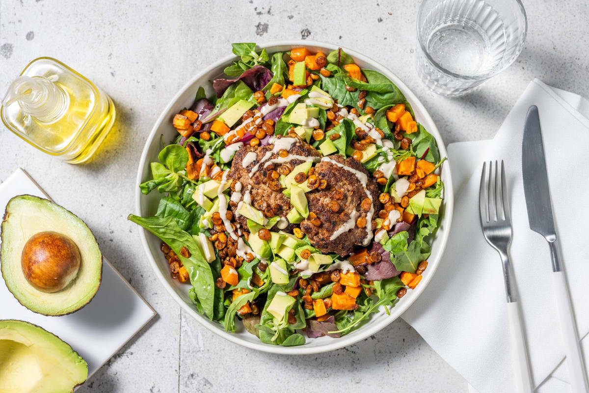 Carb Smart Tropical Beef Patties