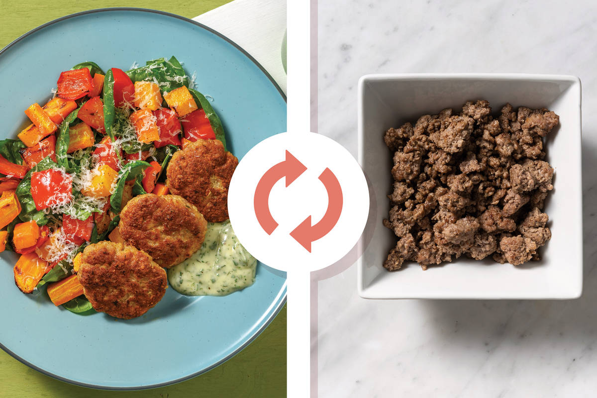 Easy Garlic & Herb Beef Rissoles