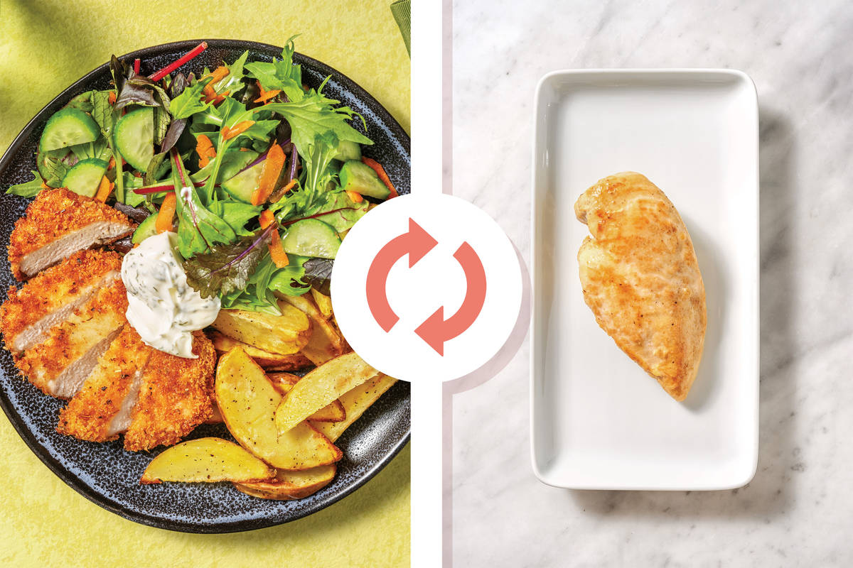 Garlic & Herb Crumbed Chicken