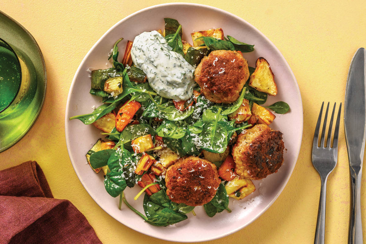 Garlic & Herb Pork Rissoles