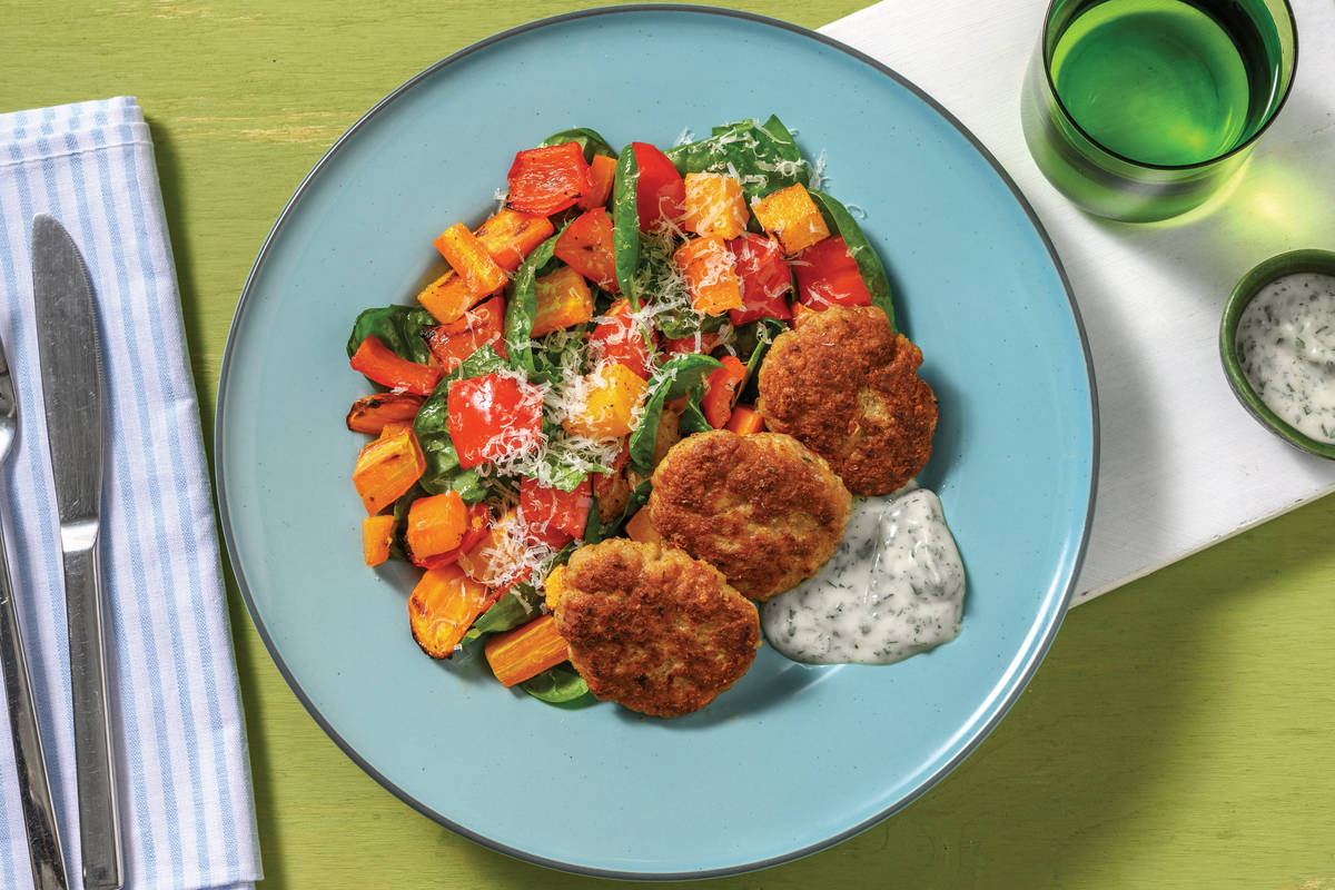 Easy Garlic & Herb Pork Rissoles