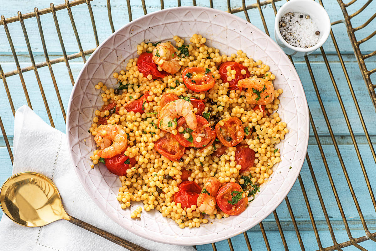 Crevettes dans la sauce tomate au fenouil