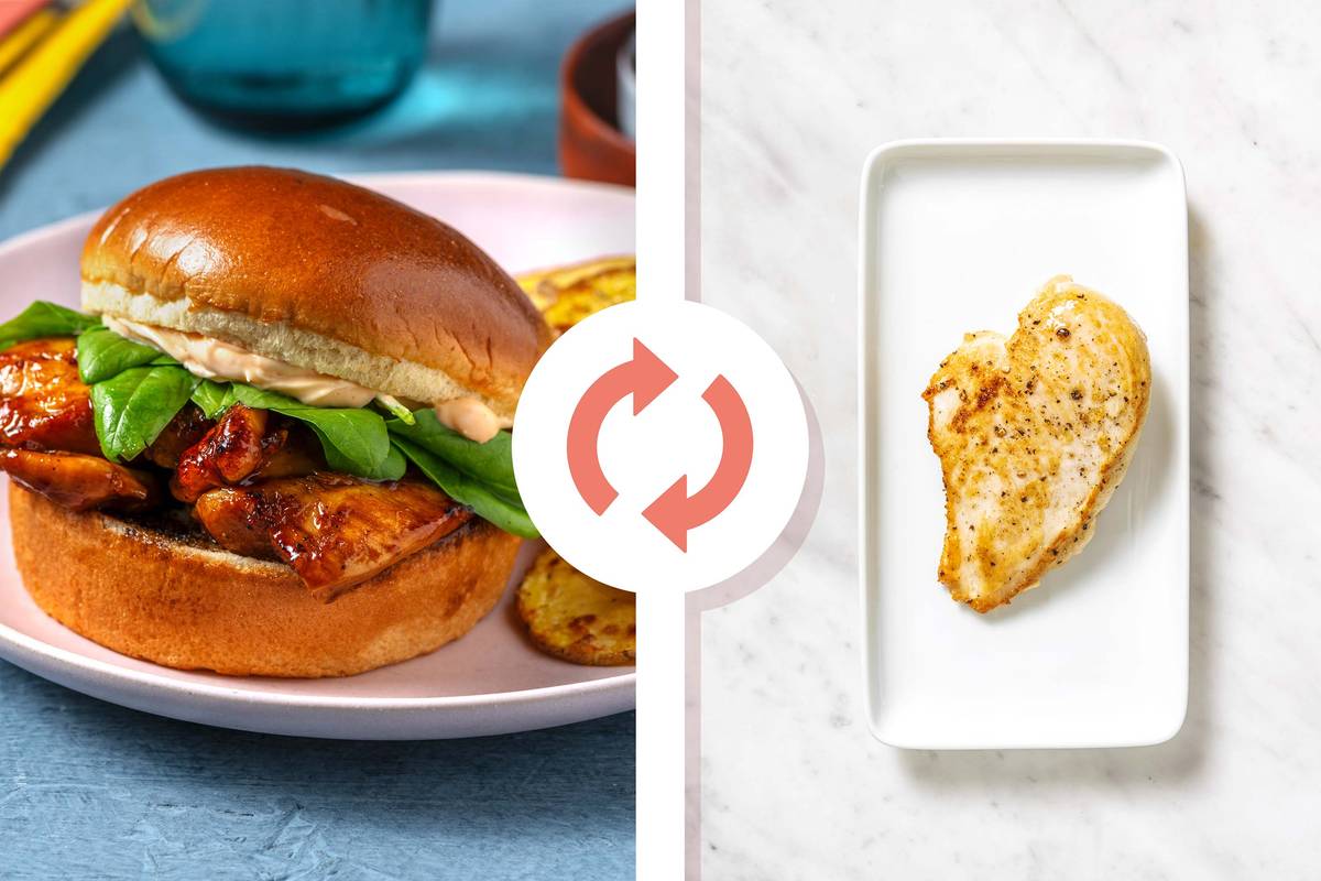 General Tso Chicken Breast Sandwiches