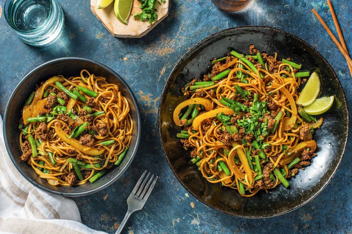 Ginger Beef Noodles