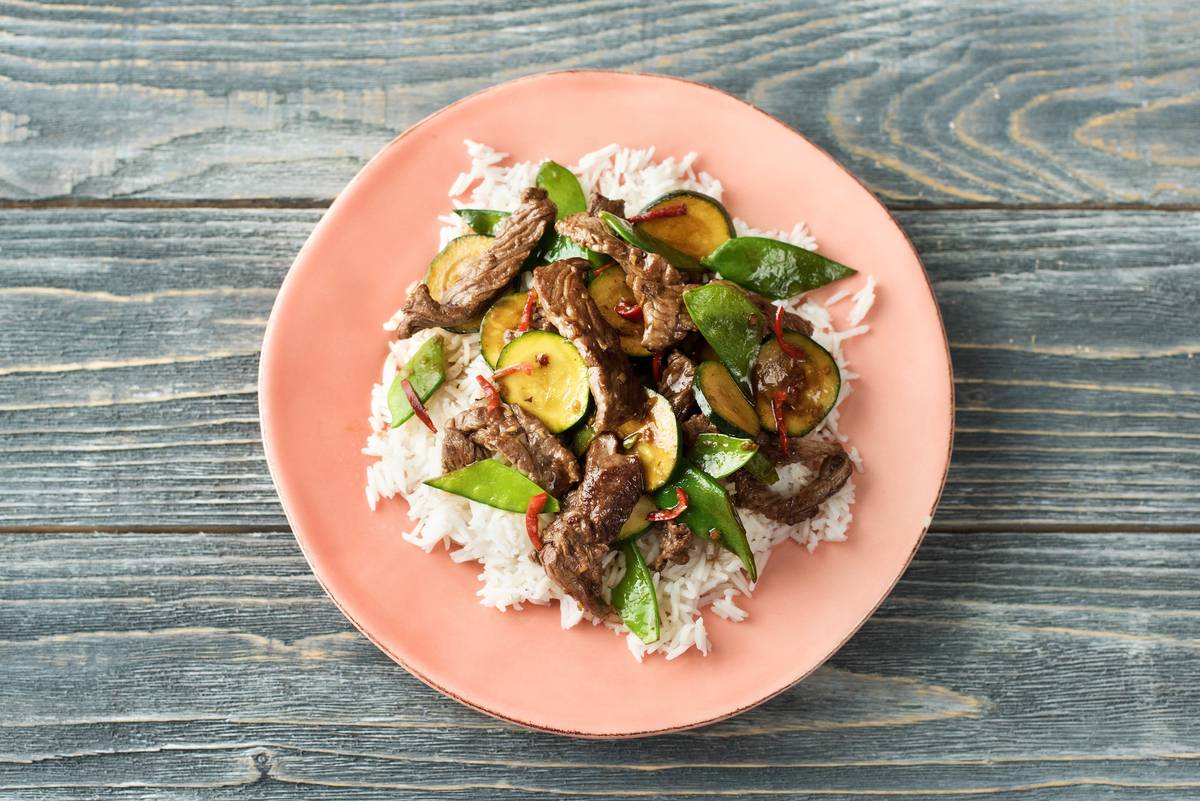 Ginger Beef Stir Fry