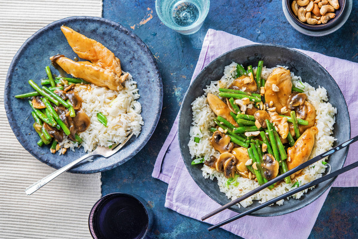 Ginger Cashew Chicken