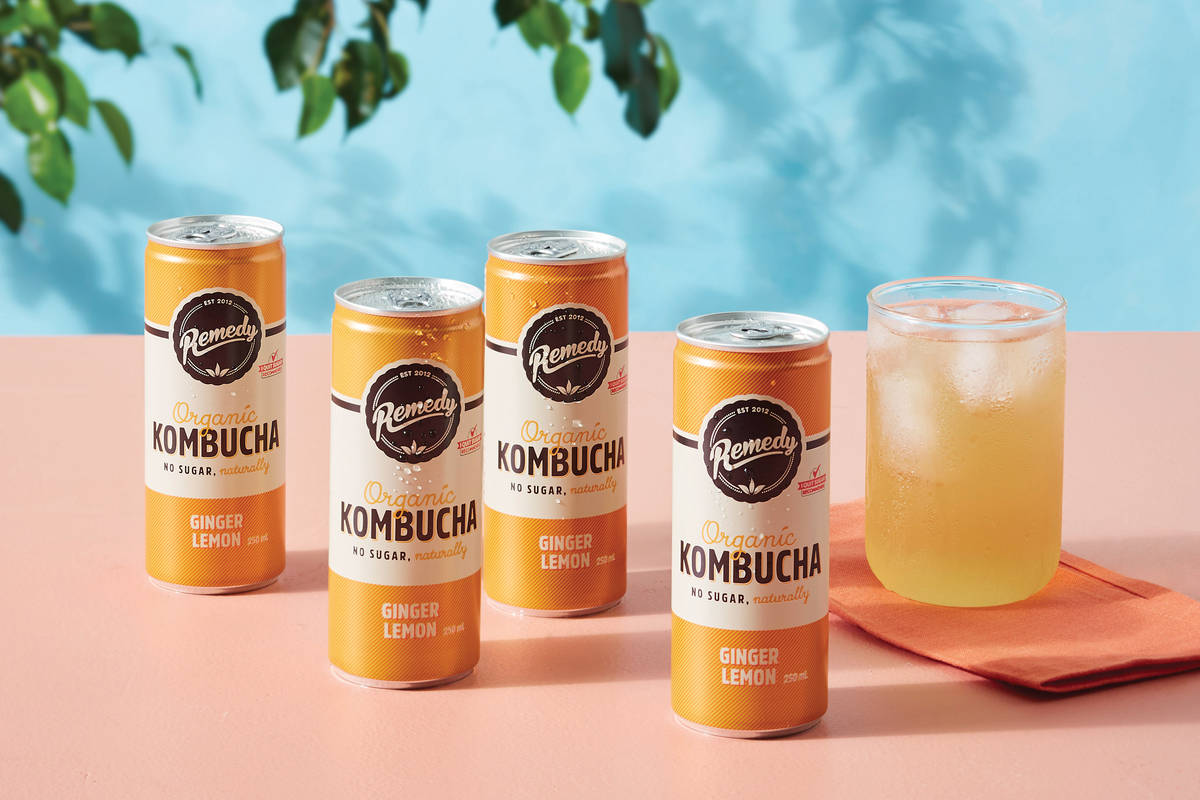 Ginger Lemon Kombucha
