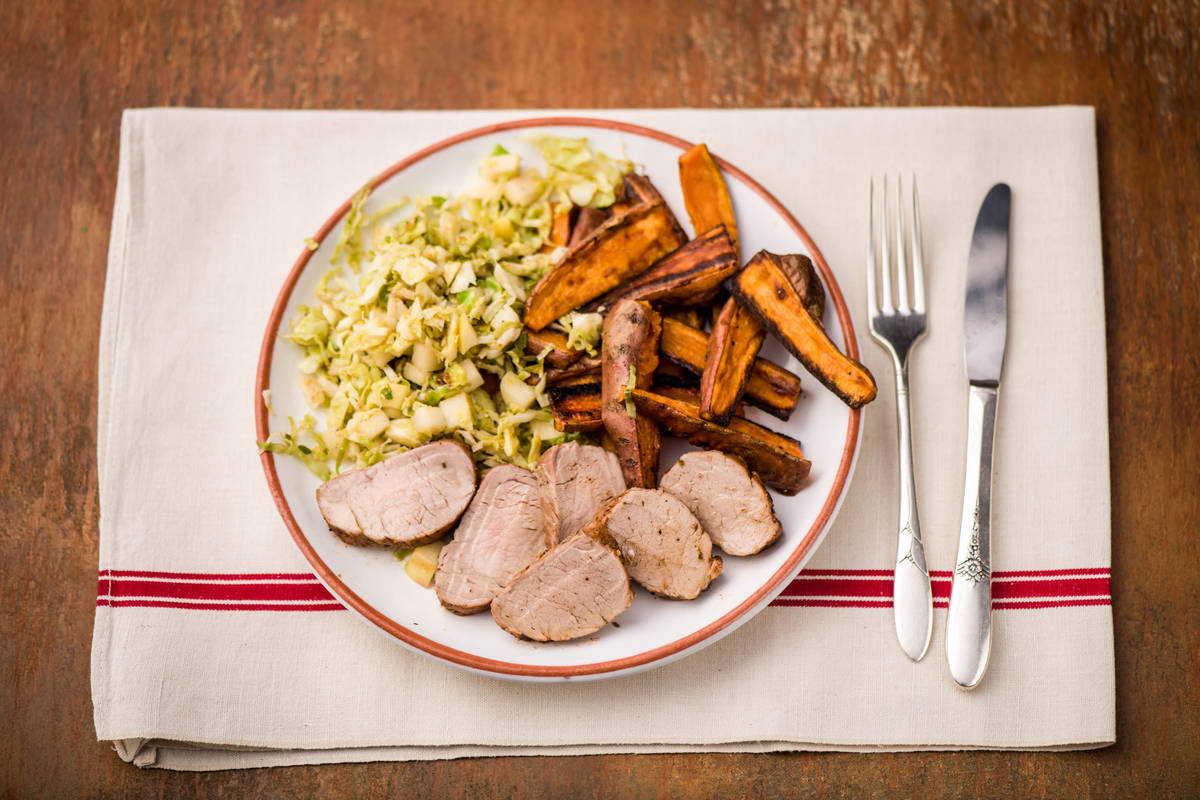 Glasiertes Schweinefilet