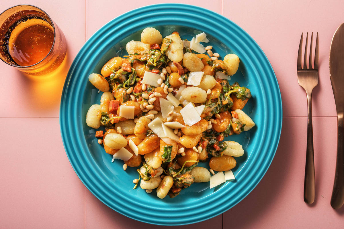 Gnocchi mit Tomatenrahm und Chorizo